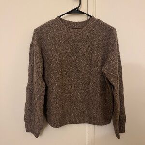 Lucky Brand Brown Crewneck Sweater